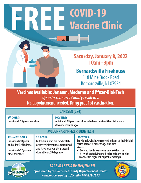 COVID Vaccine Clinic Flyer